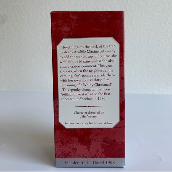 NEW 1998 Hallmark Keepsake Maxine Ornament - Picture 12 of 12